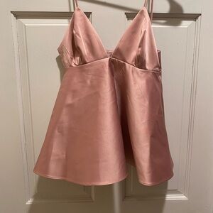 H&M Pink Satin top